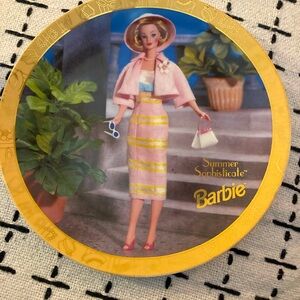 Summer sophisticate, Barbie Limited edition collector plate by Enesco